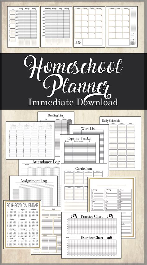 Homeschool Weekly Planner Free Printable
