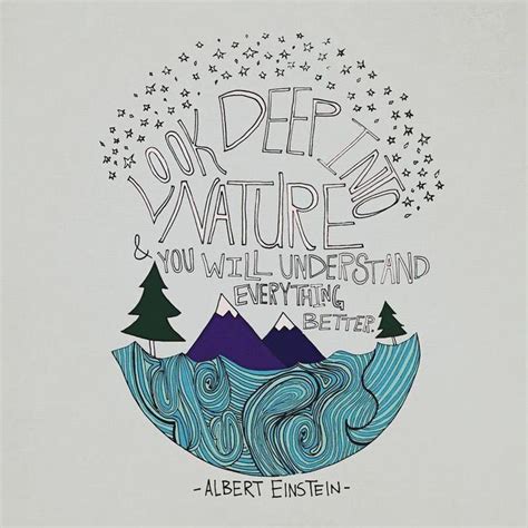 Einstein Nature By Leah Flores Typography Symbols Motivational