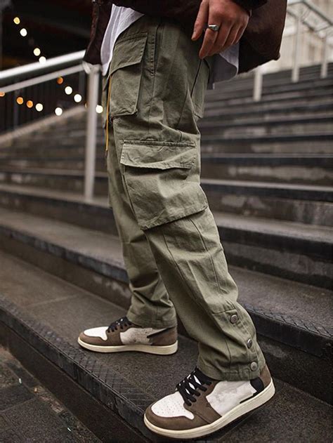 Cargo Pants Men Hip Hop Streetwear Pant Fashiontrousers Gyms Etsy Uk