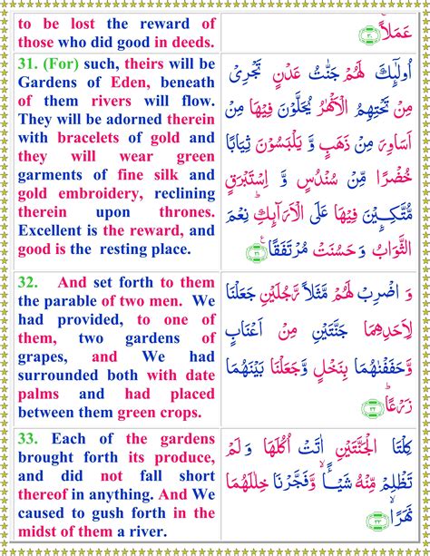 Surah Kahf Full Arabic Text Polehouses