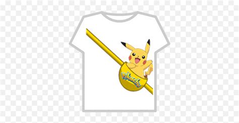 Pikachu In A Bag Roblox Cute Free T Shirts On Roblox Pngpikachu Logo
