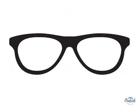 Folded Glasses Outline Svg Glasses Svg Glasses Clipart Glasses Files For Cricut Glasses Cut