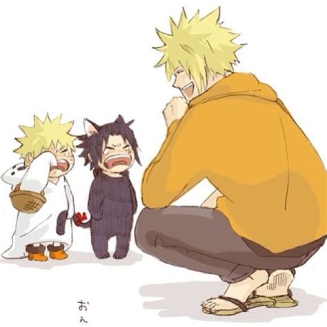 Minato Naruto And Sasuke Naruto Y Sasuke Personajes De Naruto