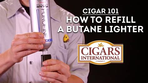 How To Refill A Butane Lighter Cigars International Youtube