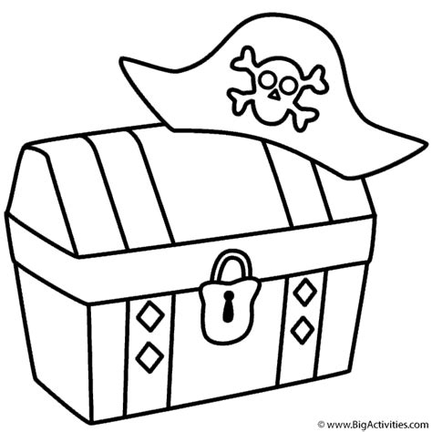 Pirate Hat Template Printable Sketch Coloring Page