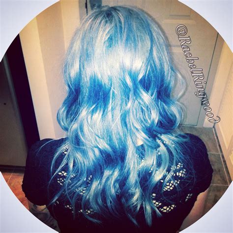 Silver Blue Hair Silver Blue Hair Long Hair Styles Blue Hair