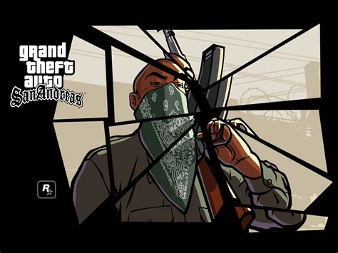 Арт изображения Grand Theft Auto San Andreas Обои на рабочий стол