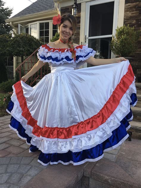 Vestido Tipico De Costa Rica Folklorico Dresses Costa Rica Clothes