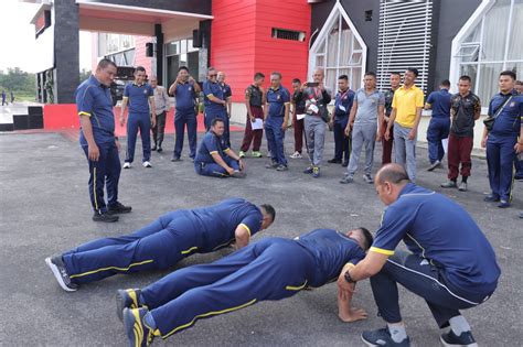 Ratusan Personel Polres Meranti Ikuti Kesamaptaan Jasmani