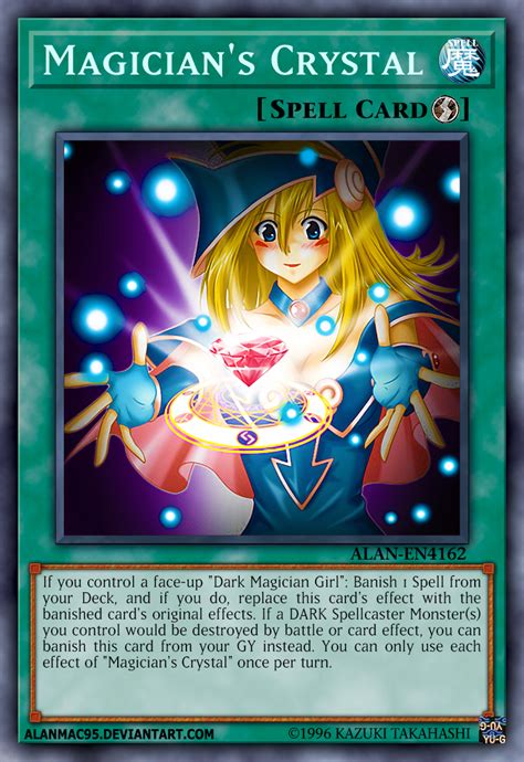 Magician S Crystal By Alanmac On Deviantart Custom Yugioh Cards