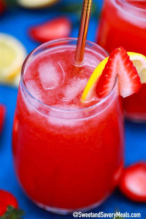 Sparkling Strawberry Lemonade Video Sweet And Savory Meals