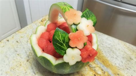 How To Make Mini Watermelon Bowl Easy Watermelon Carving Like A Pro