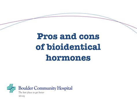 Pros And Cons Of Bioidentical Hormones