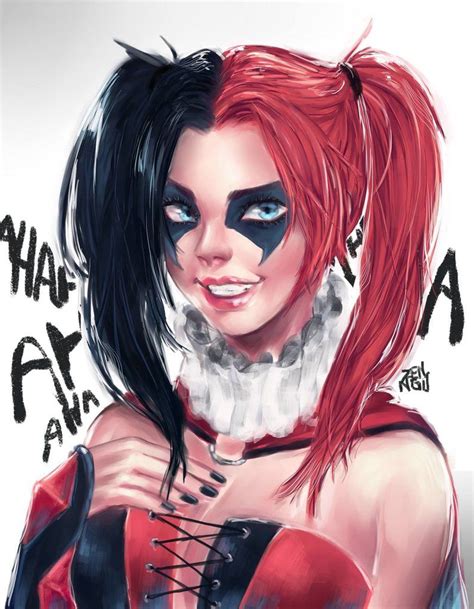 Pin On Harley Quinn Awesome Art