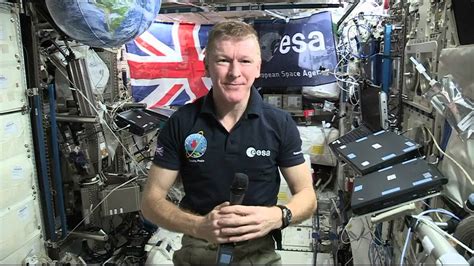 British Astronaut Answers Questions From The Space Station Youtube