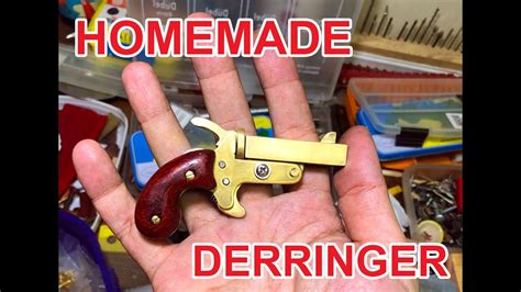 Brass Hand Made Small Gun Derringer Mm Cal Blank Youtube