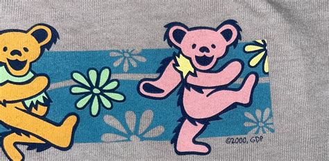 Vintage Grateful Dead Dancing Bears T Shirt Size Medium Etsy