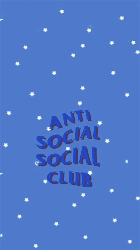 Yellow Anti Social Aesthetic Wallpaper Anti Social Social Club Blue