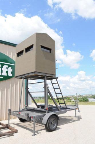 New Swift Lift Hassle Free 8 Fttrailer Mounted Deer Blind Tower Stand
