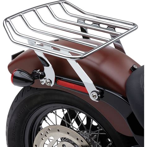 Cobra Big Ass Detachable Chrome Solo Luggage Rack For 2009 2020 Harley Touring Chrome 602