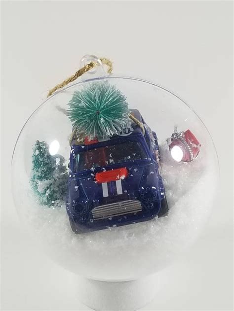 Mini Cooper Christmas Ornament Mini Cooper Ornament Car Etsy