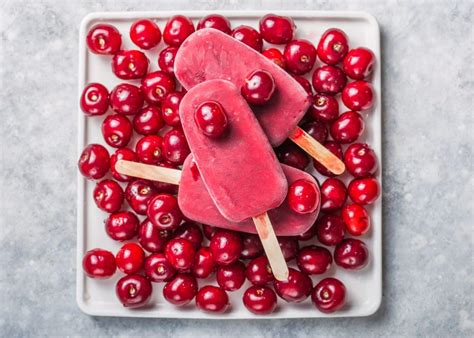 Cherry Popsicles With Coconut Milk Clean Eating Kitchen