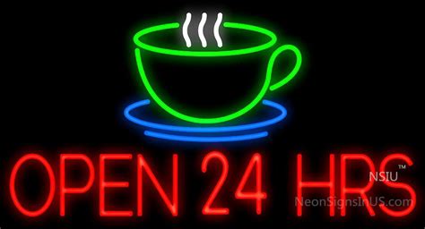 Vegas ink is conveniently located in the heart of the las vegas strip. Open 24 Hours Coffee Cup Neon Sign - NeonSigns USA INC