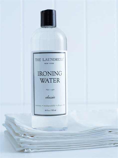 It gets to work in just seconds and help to improve the efficacy of your favourite skincare products over time. The Laundress Ironing Water 1 | Donna Hay