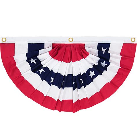 Yard Garden And Outdoor Living 2 Pack Anley Usa Pleated Fan Flag