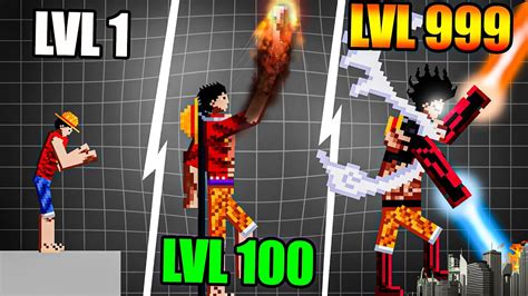 Upgrading Luffy Into A God In People Playground Youtube