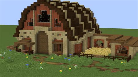 Probably The Best Looking Barn Ive Ever Built Minecraft