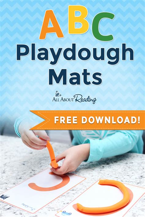 Abc Playdough Mats Free Printable And Video