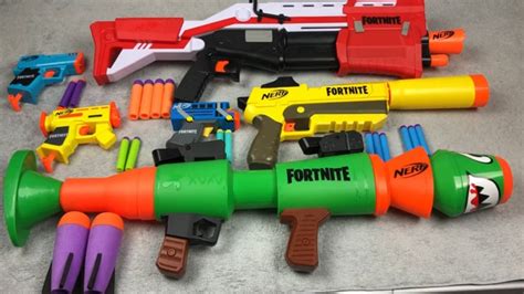 Fortnite Battle Royale Nerf Toy Guns Box Of Toys Youtube