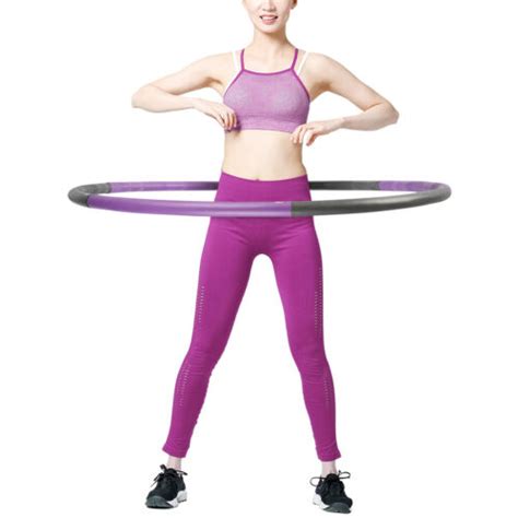 26lbs Weighted Hula Hoop Fitness Padded Abs Exercise Gym Workout