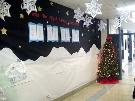Creative Christmas Decorations For School Hallway Yukarienlacamita