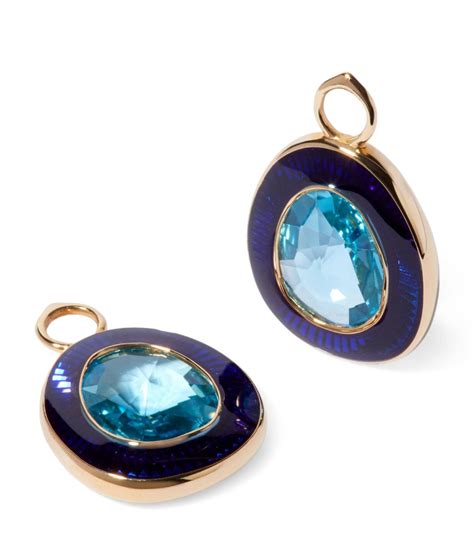 Annoushka Yellow Gold And Topaz Sweetie Drop Earrings Harrods Es
