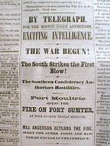 Photos of Civil War Newspaper Articles 1863