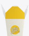 Download Opened Noodles Box Mockup in Box Mockups on Yellow Images ...