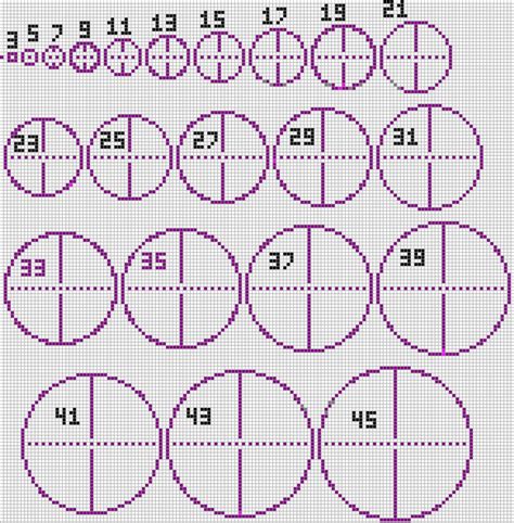 Pixel Art Circle Circle Chart Your Number One