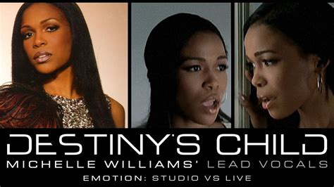 Destinys Child Emotion Michelle Williams Lead Vocals Studio Vs
