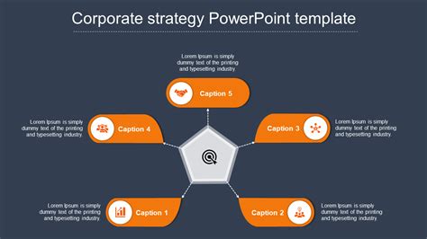 Corporate Strategy Powerpoint Template With Ideas
