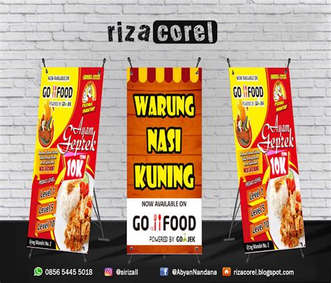 Contoh Banner Spanduk Makanan Makanan Spanduk Desain Makanan Kulturaupice