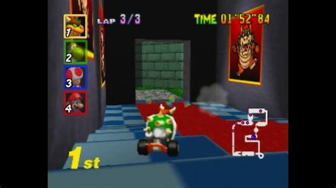 Mario Kart 64 Bowsers Castle N64 Youtube