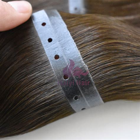 Russian Hair Pu Hole Weft Hole Hair Extensionscustomized Color Hair