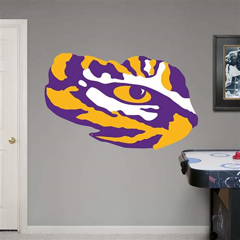 Lsu Eye Of The Tiger Logo Fathead Wall Decal