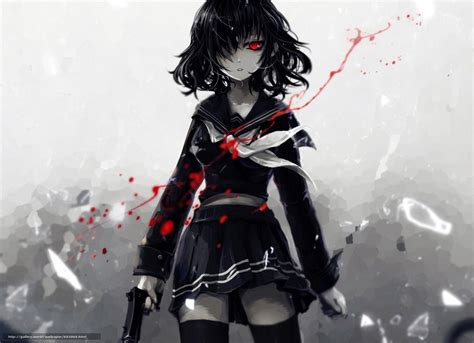 Psycho Anime Girl Wallpapers Wallpaper Cave