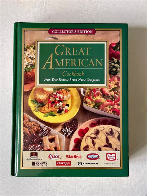 Great American Cookbook Collectors Edition Illustrated Etsy