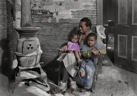 Shorpy Historical Picture Archive Hard Times Colorized 1937 High
