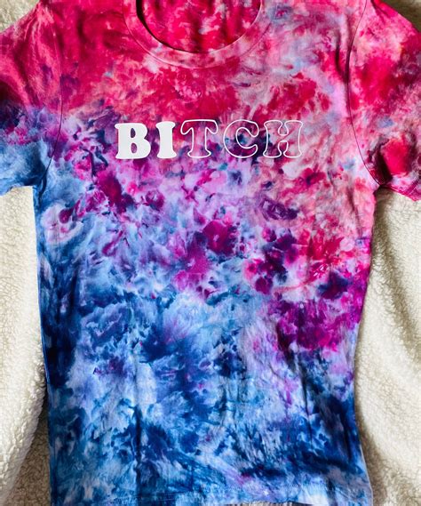 Bi Pride Shirt Camisa Bisexual Divertida Bi Tie Dye Camisa Etsy
