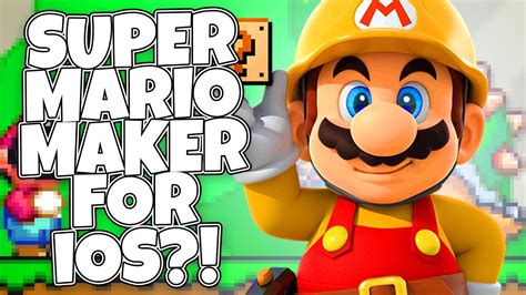 Super Mario Maker Clone For Ios Youtube